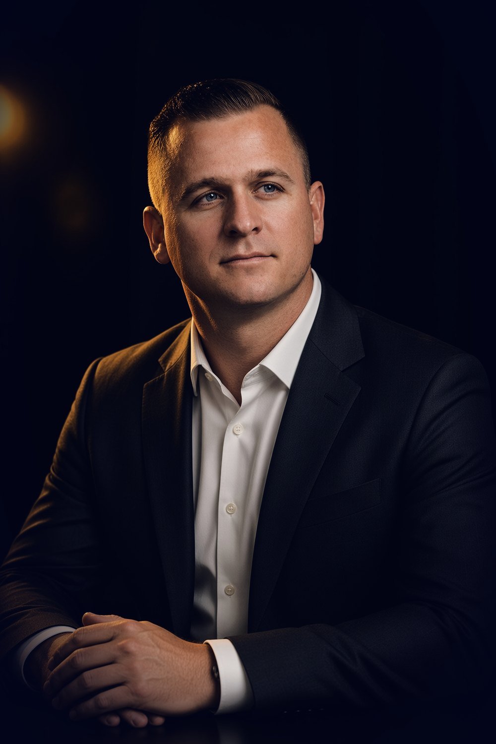 Cory Maffeo at the table